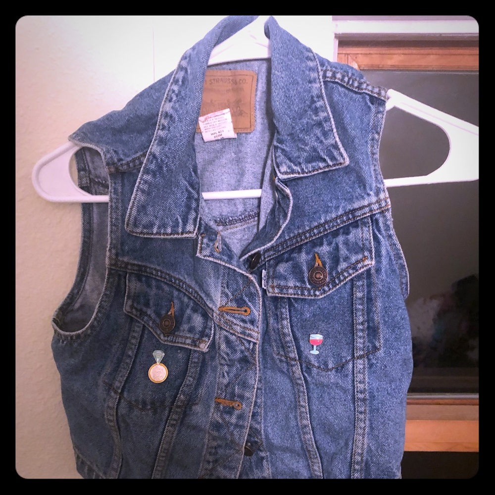 Girls jeans vest Levi’s medium